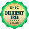 2 Years DHEC Deficiency Free