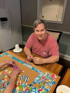 Puzzles and play for memory-care