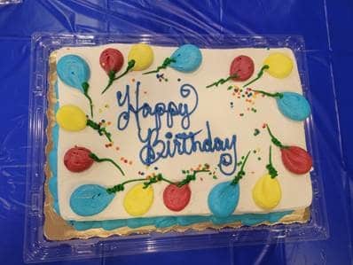 May Birthday cake