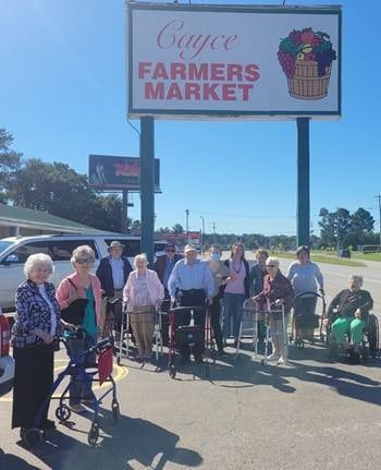 Seniors at Cayce Farmers Market